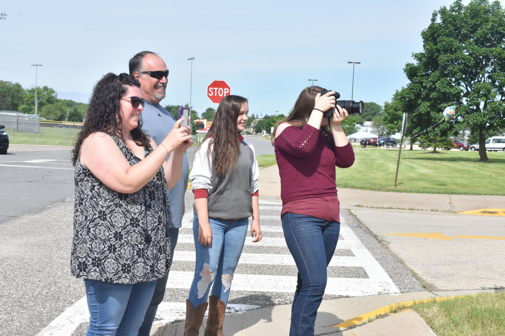 Dawson Baker's family - Portage High School Class of 2020